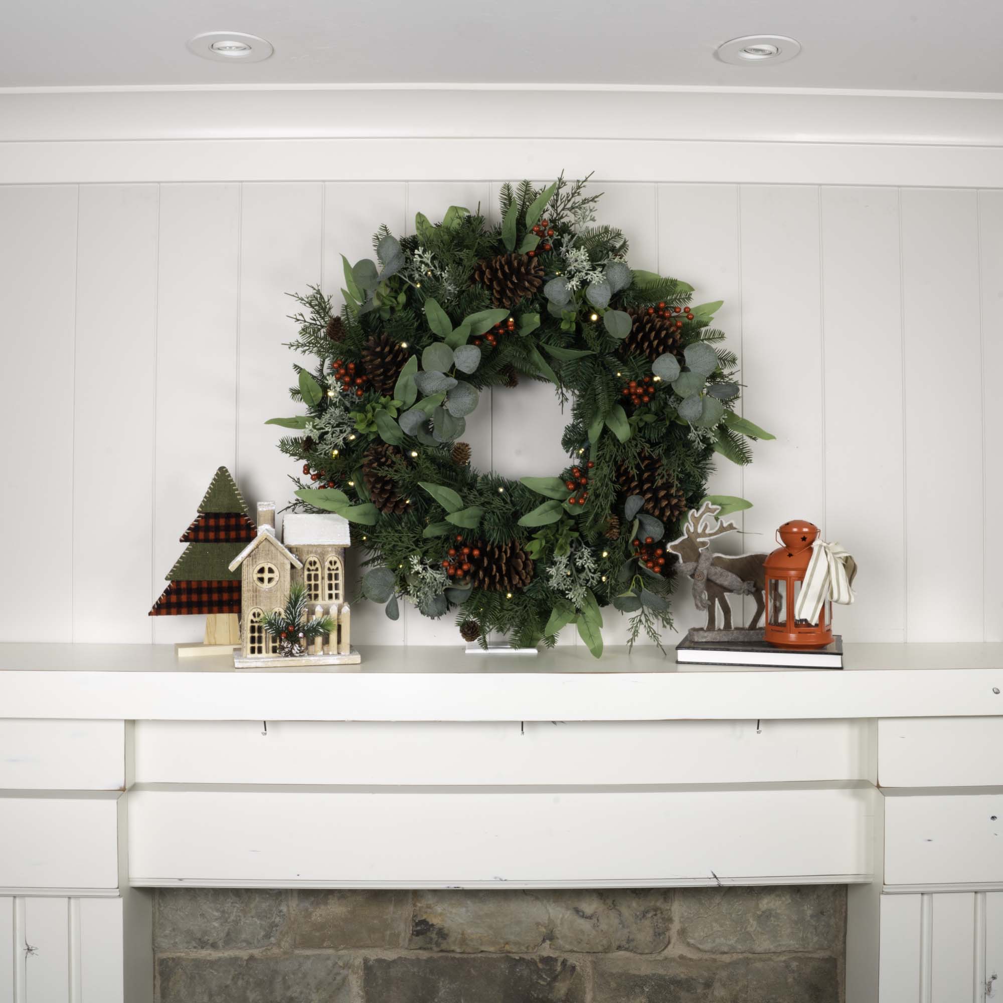 Christmas Woods Christmas Wreath - 30"
