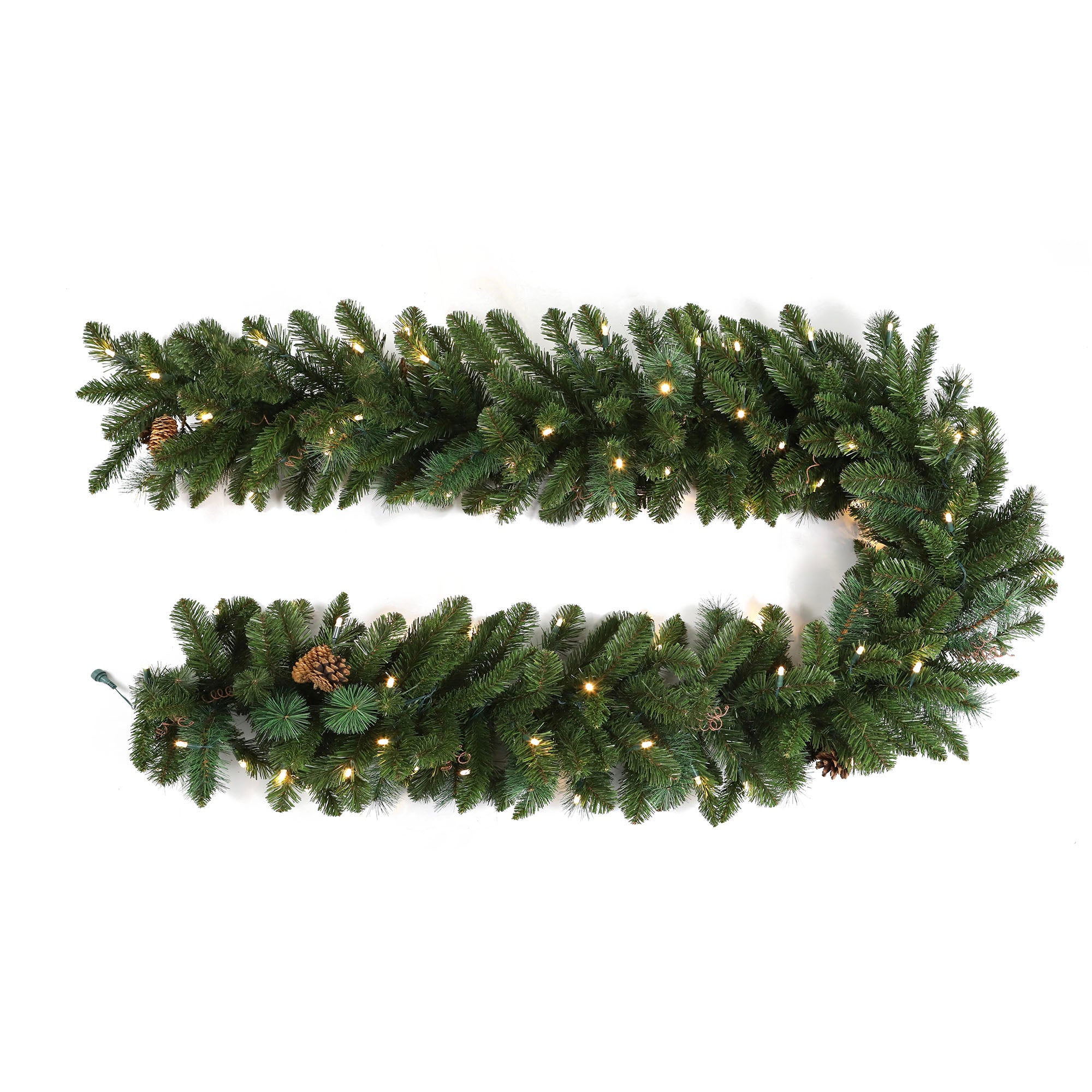 Traditional Black Forest LED Garland