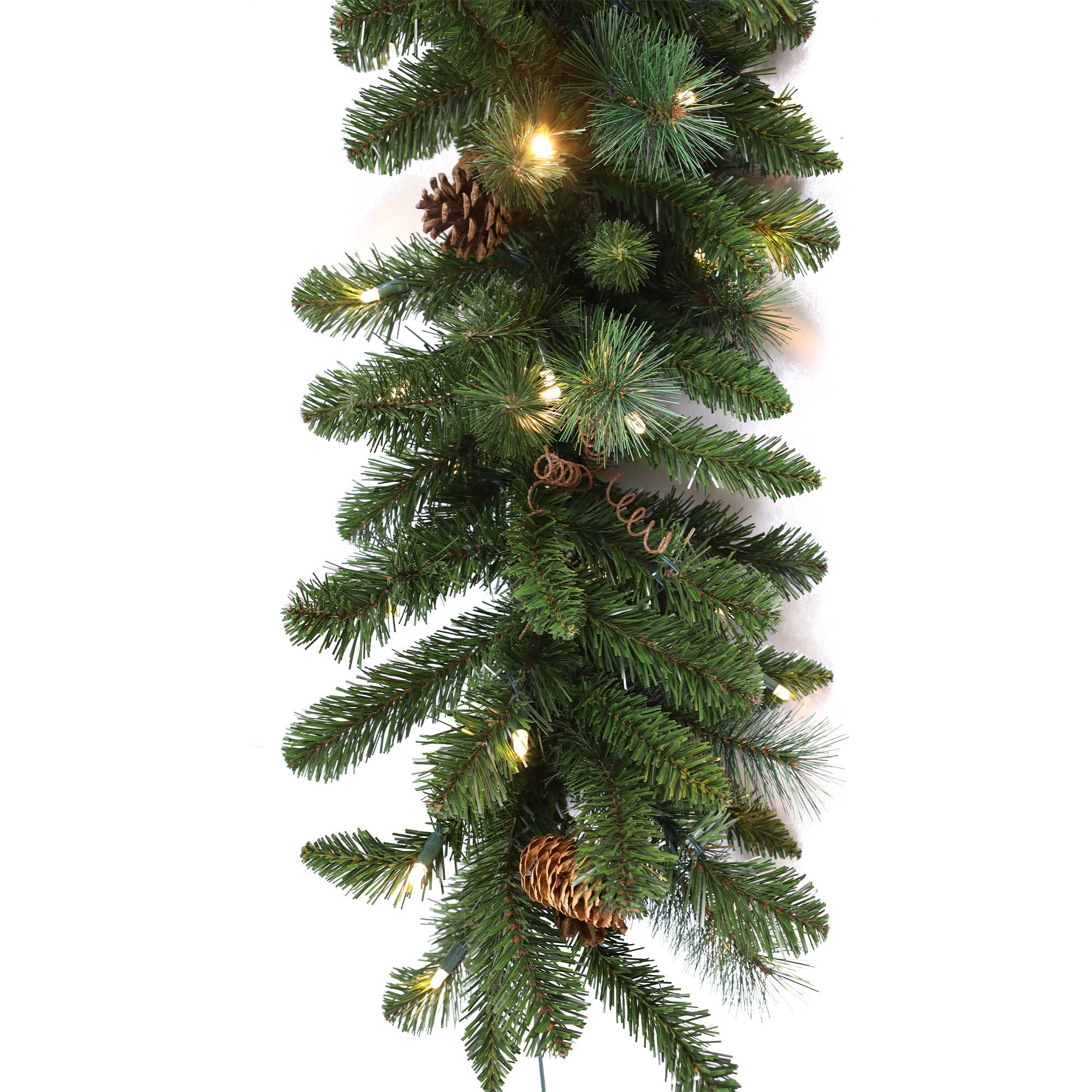 Traditional Black Forest LED Garland