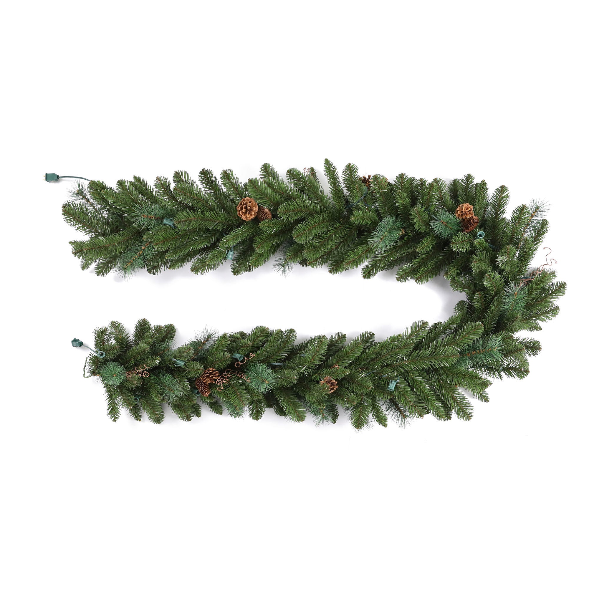 Traditional Black Forest Garland with C7(E12) Sockets