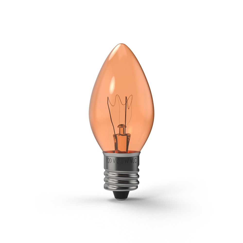 C7 (E12) Transparent Incandescent