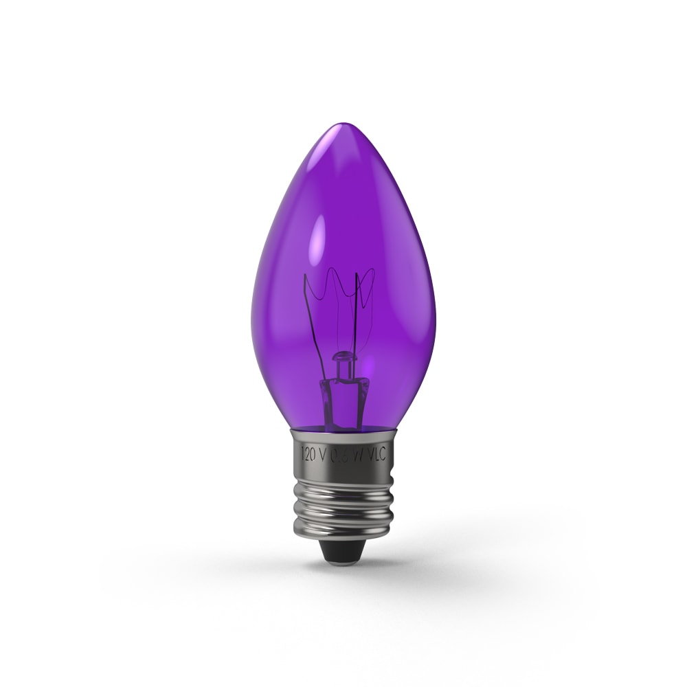 C7 (E12) Transparent Incandescent