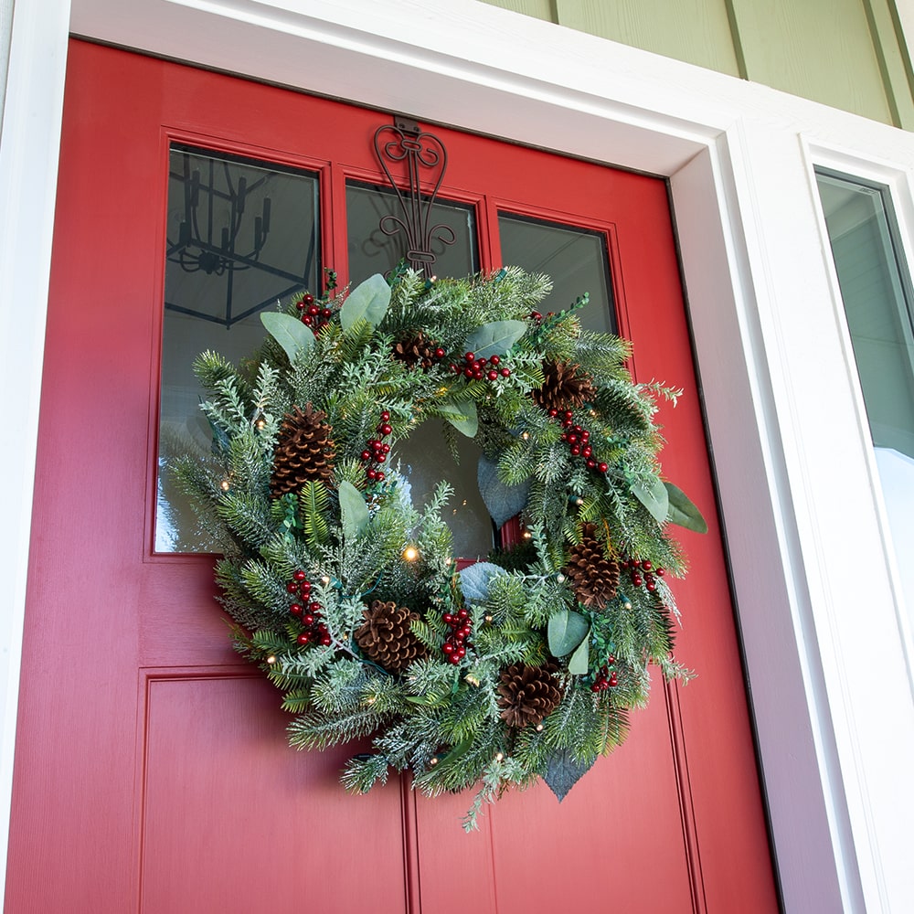 Winter Frost Wreath - 30"