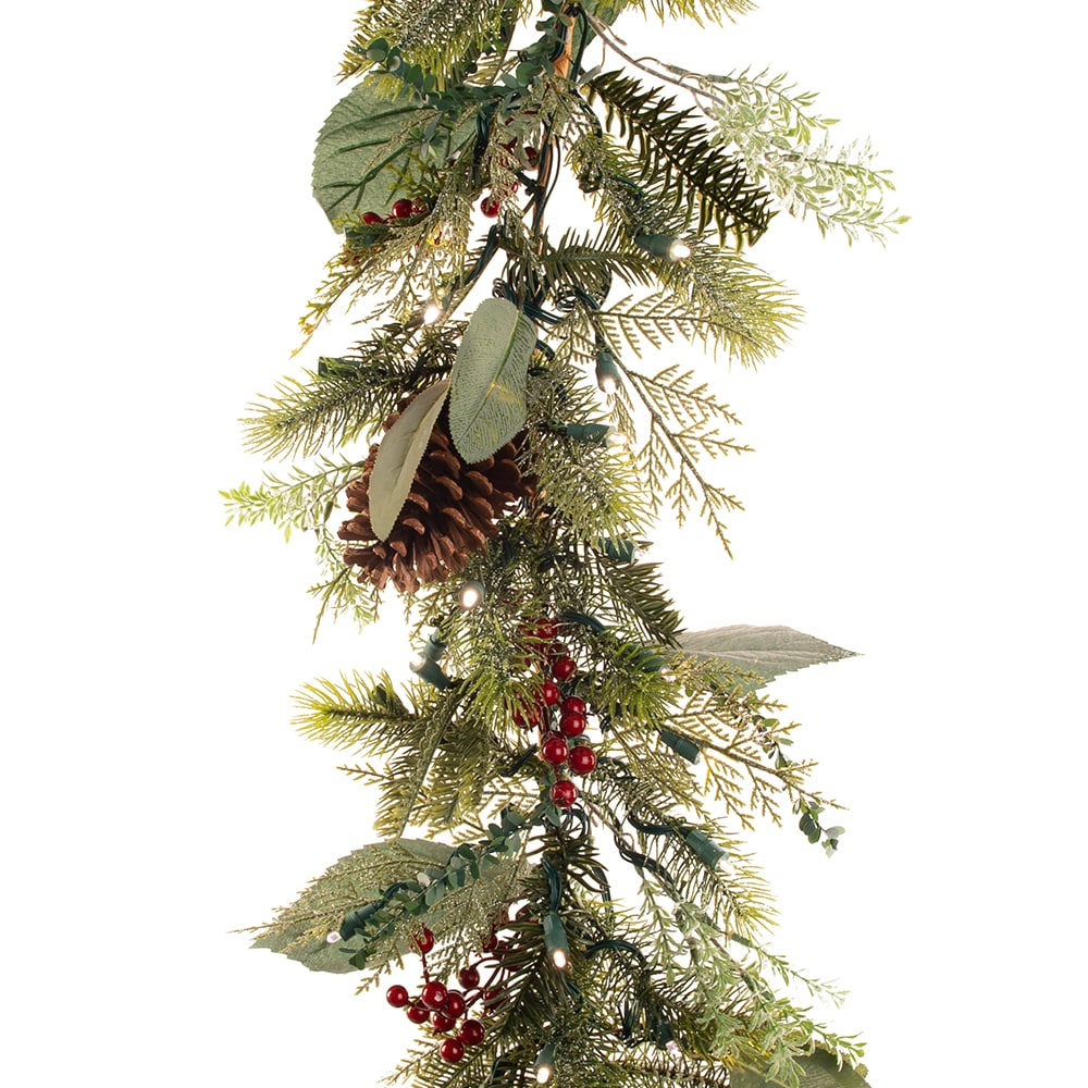 Winter Frost Garland - 9ft.