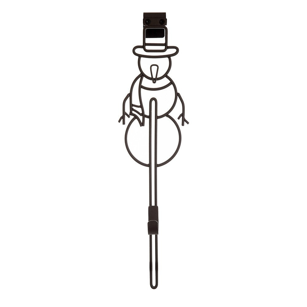 Wreath Hanger - Snowman Vertical Adjustable Hanger by Village Lighting Company