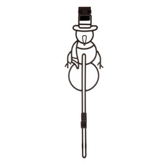 Wreath Hanger - Snowman Vertical Adjustable Hanger by Village Lighting Company