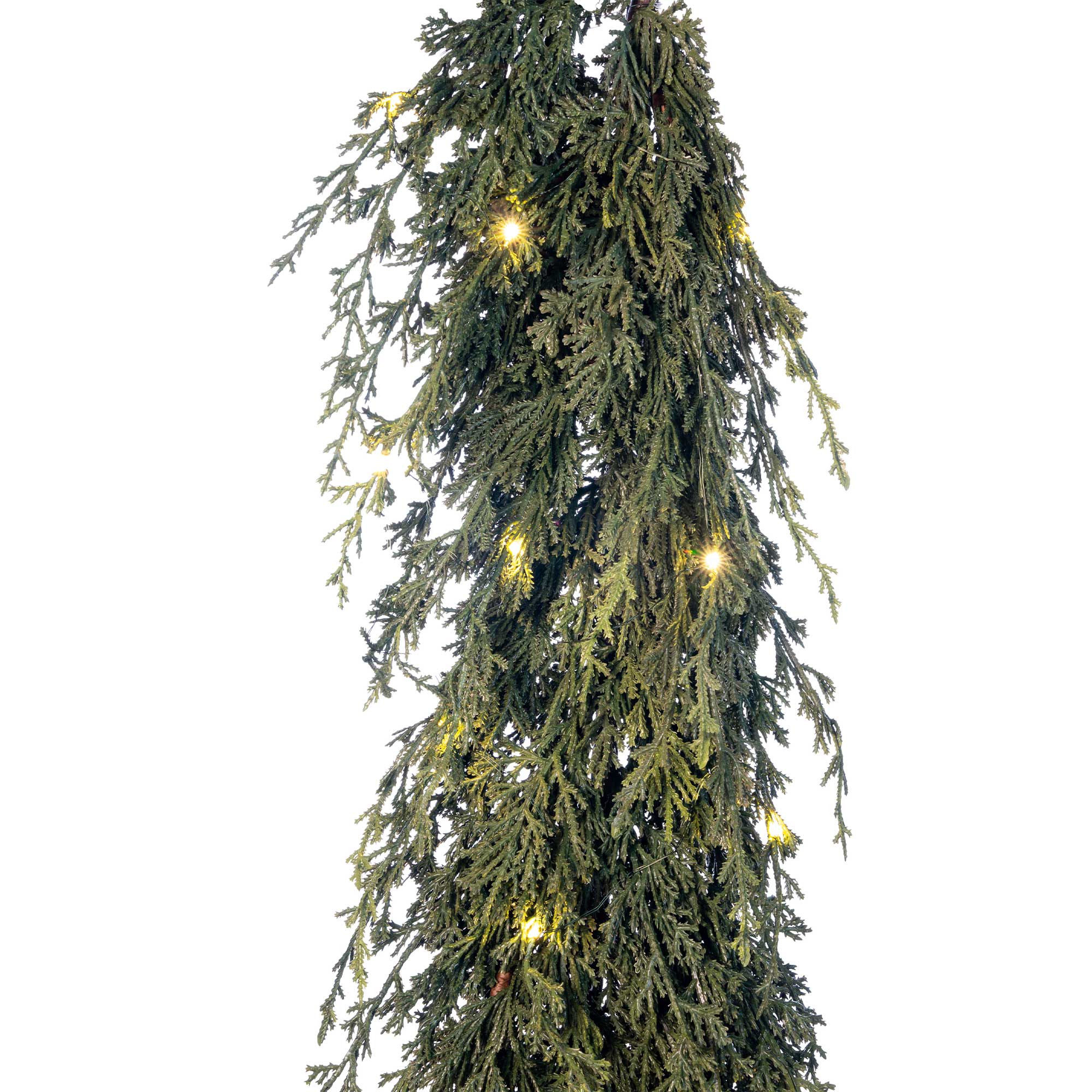9-foot Cedar Pre-Lit LED Garland