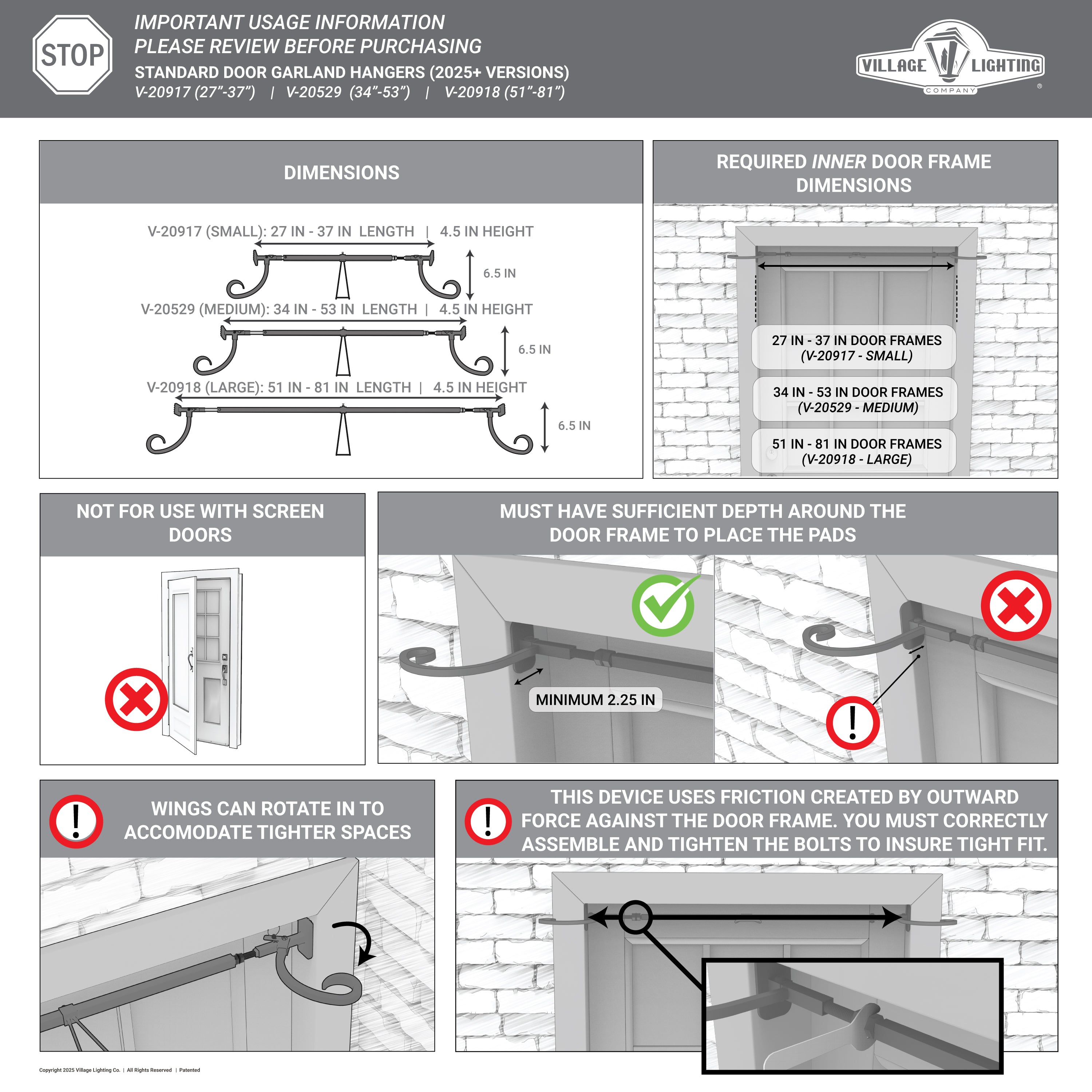 Slim Garland Hanger