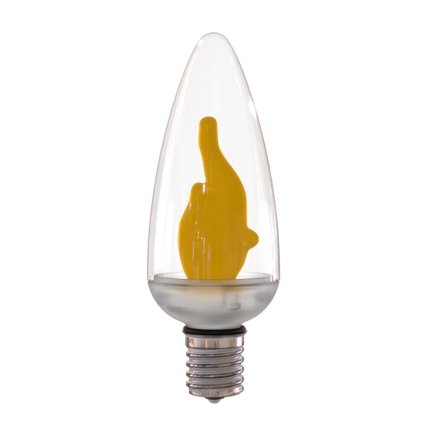 LED Flicker Flame Bulb - C7