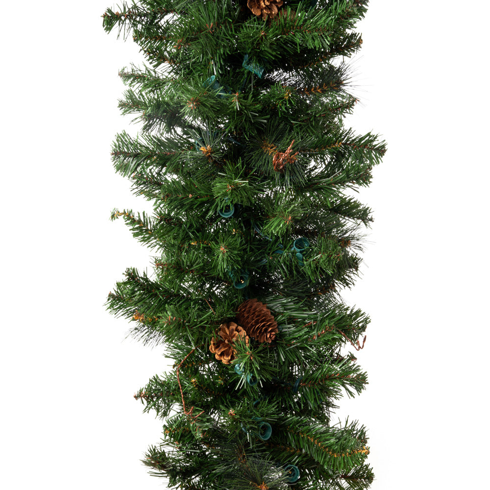 Premium Black Forest Garland with C7(E12) Sockets