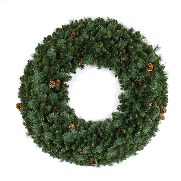 Premium Black Forest Wreath with C7(E12) Sockets
