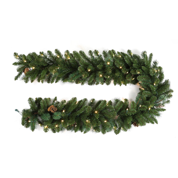 Traditional Black Forest LED Garland