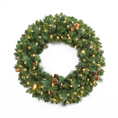 Traditional Black Forest LED Wreath