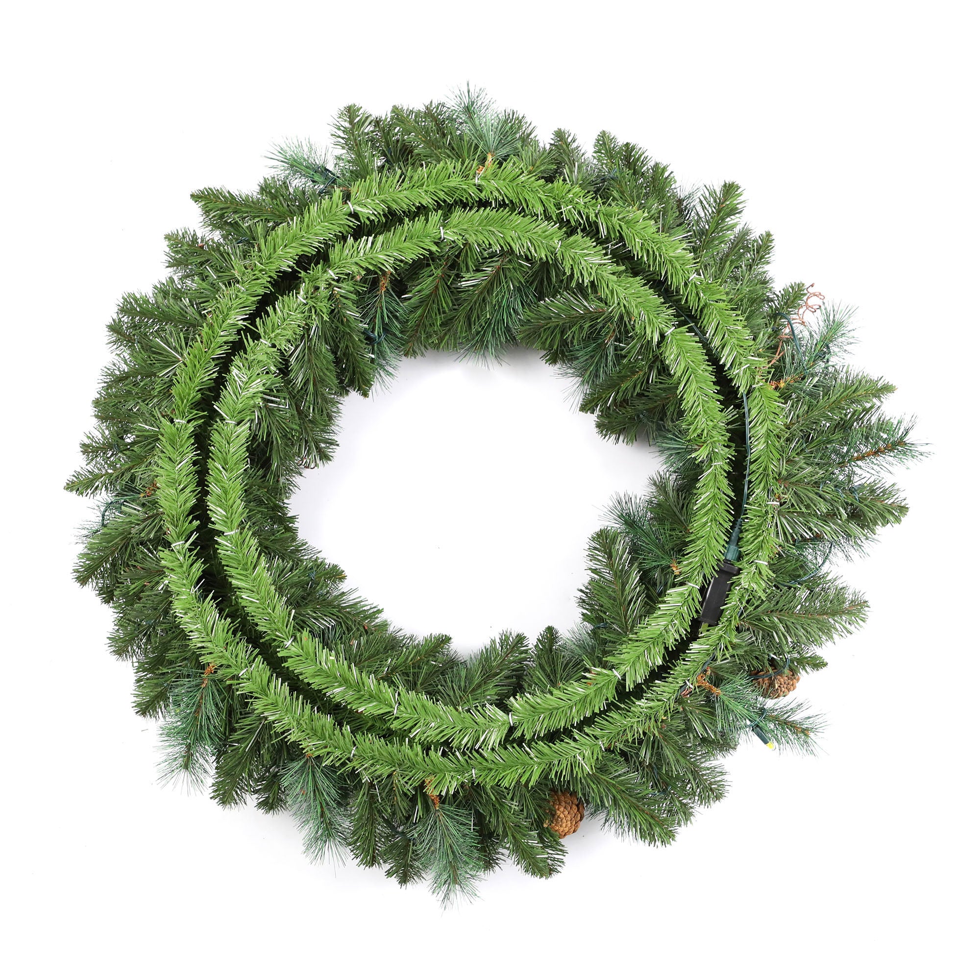 Traditional Black Forest LED Wreath