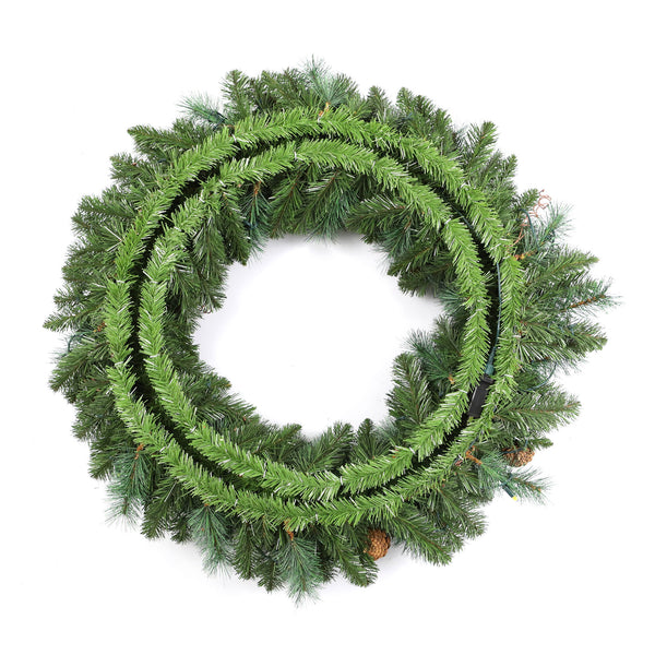 Traditional Black Forest LED Wreath