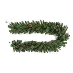 Traditional Black Forest Garland with C7(E12) Sockets