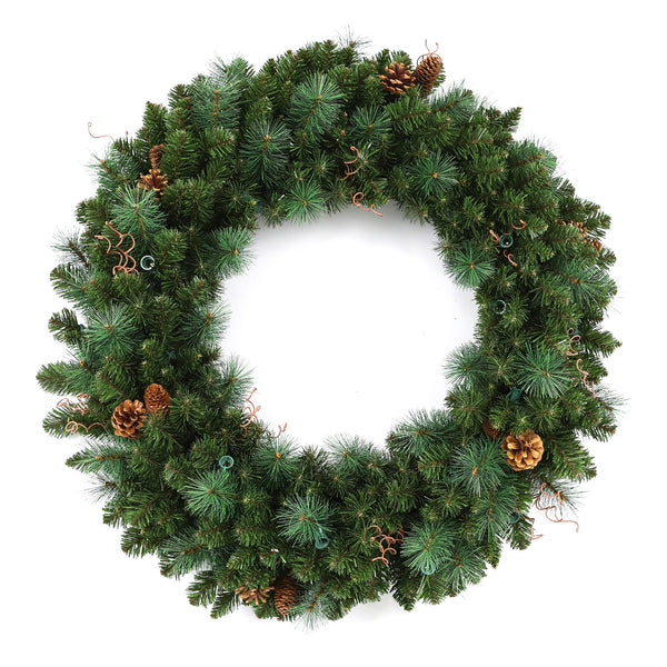 Traditional Black Forest Wreath with C7(E12) Sockets