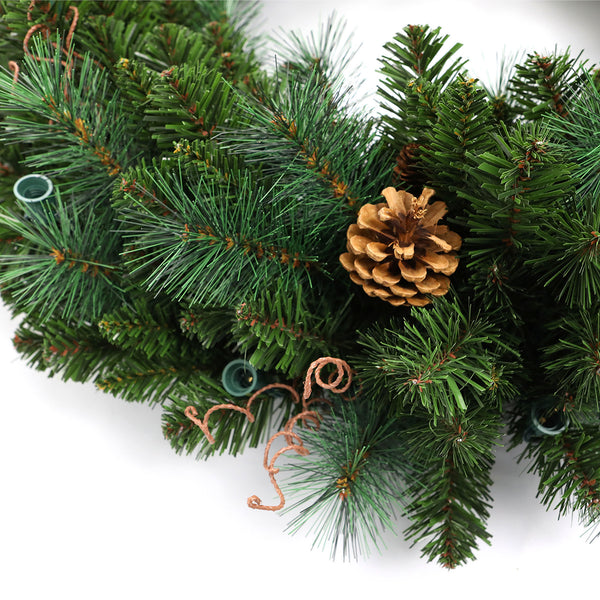 Traditional Black Forest Wreath with C7(E12) Sockets