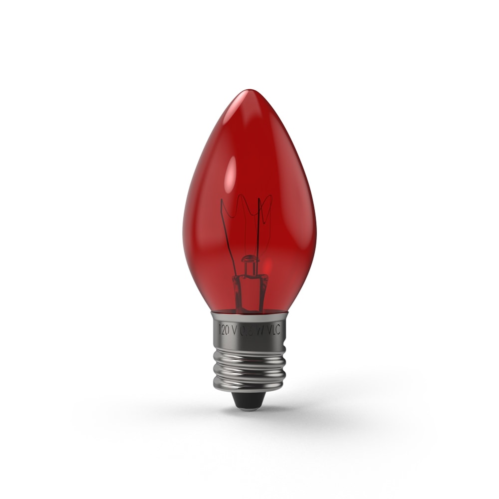 C7 (E12) Transparent Incandescent
