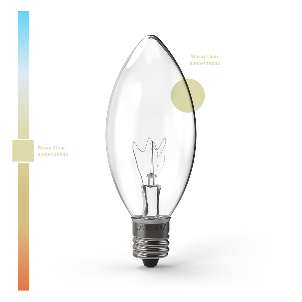 C9 (E12) Transparent Incandescent