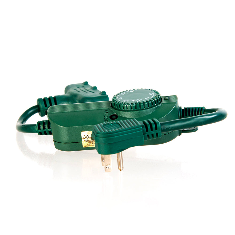 Triple Tap Mechanical Timer with Photocell