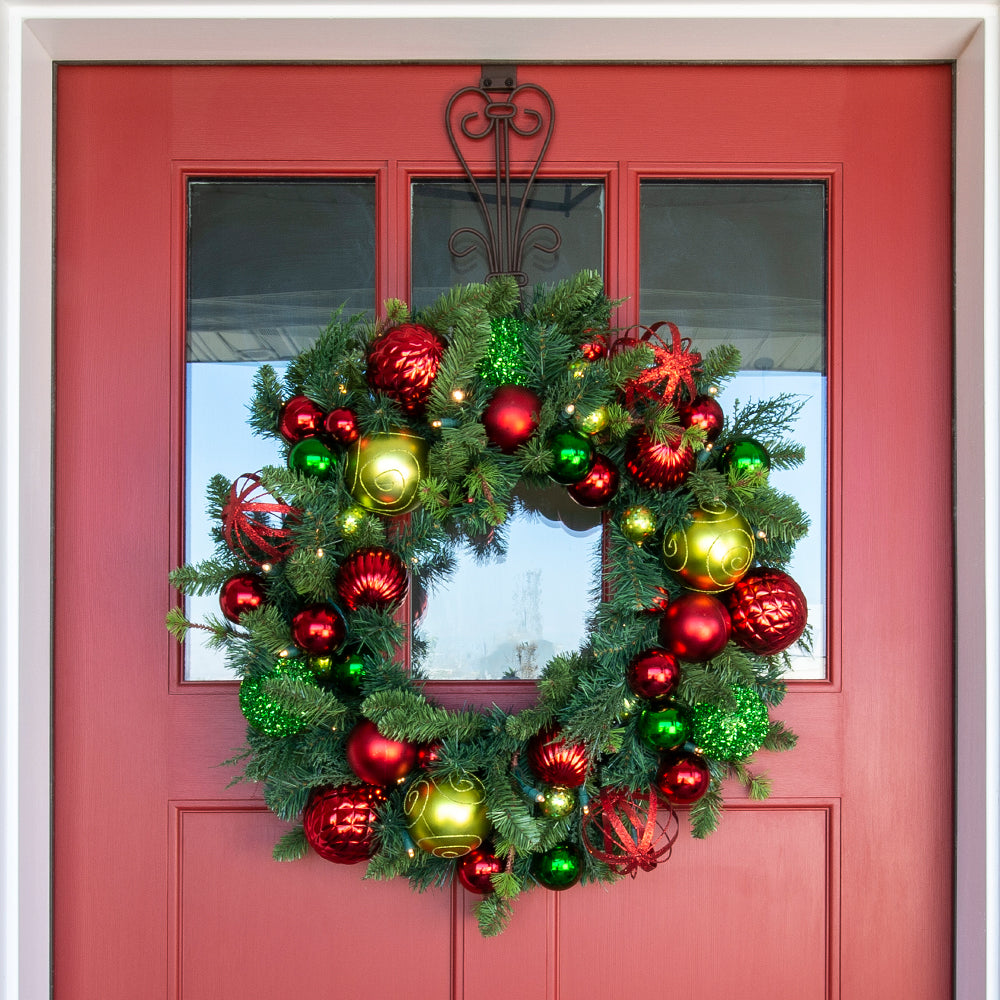 Festive Holiday Wreath - 30"