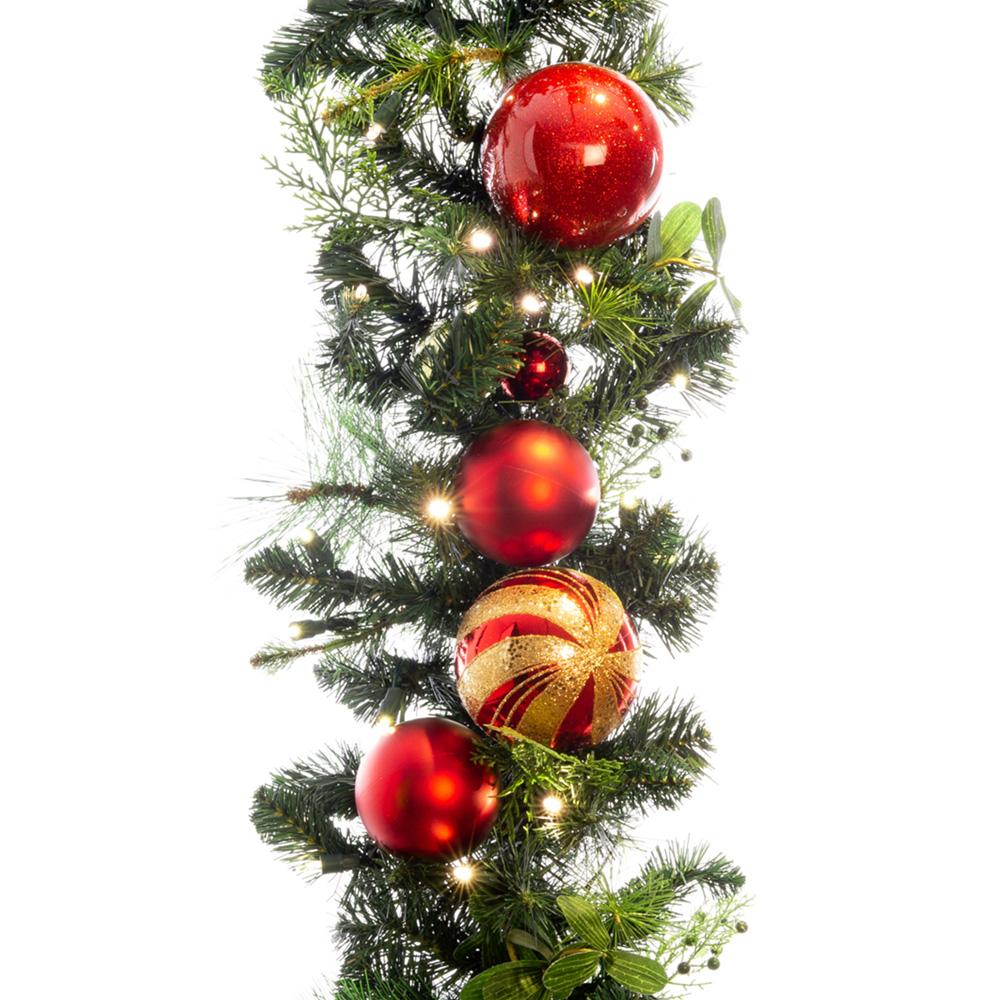Christmas Classic Red and Gold Garland - 9'