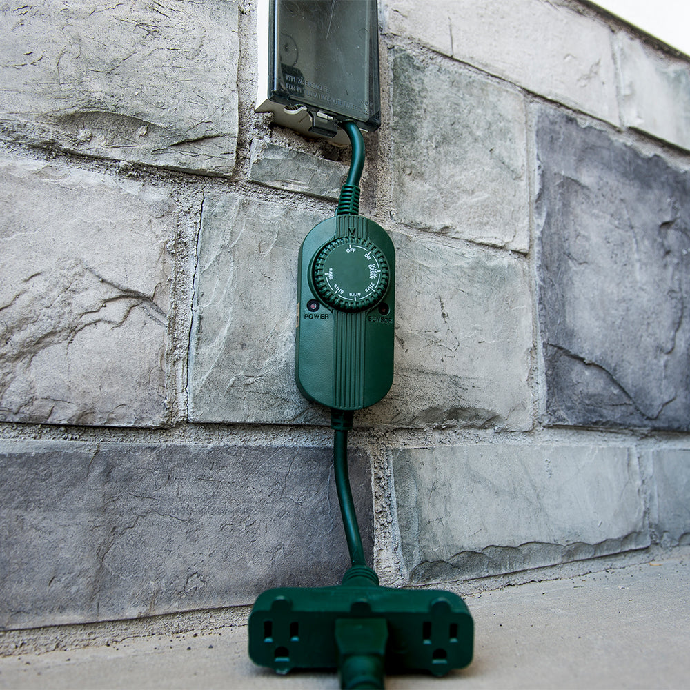 Triple Tap Mechanical Timer with Photocell