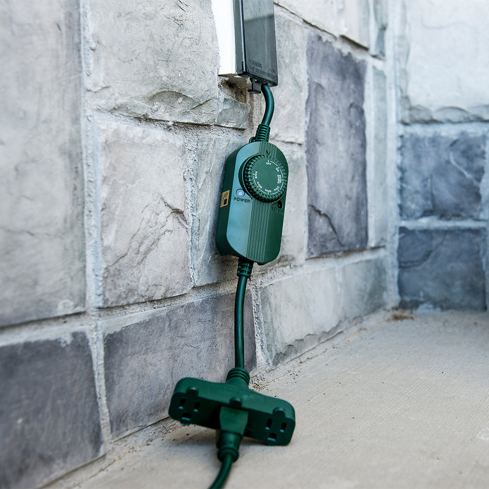 Triple Tap Mechanical Timer with Photocell