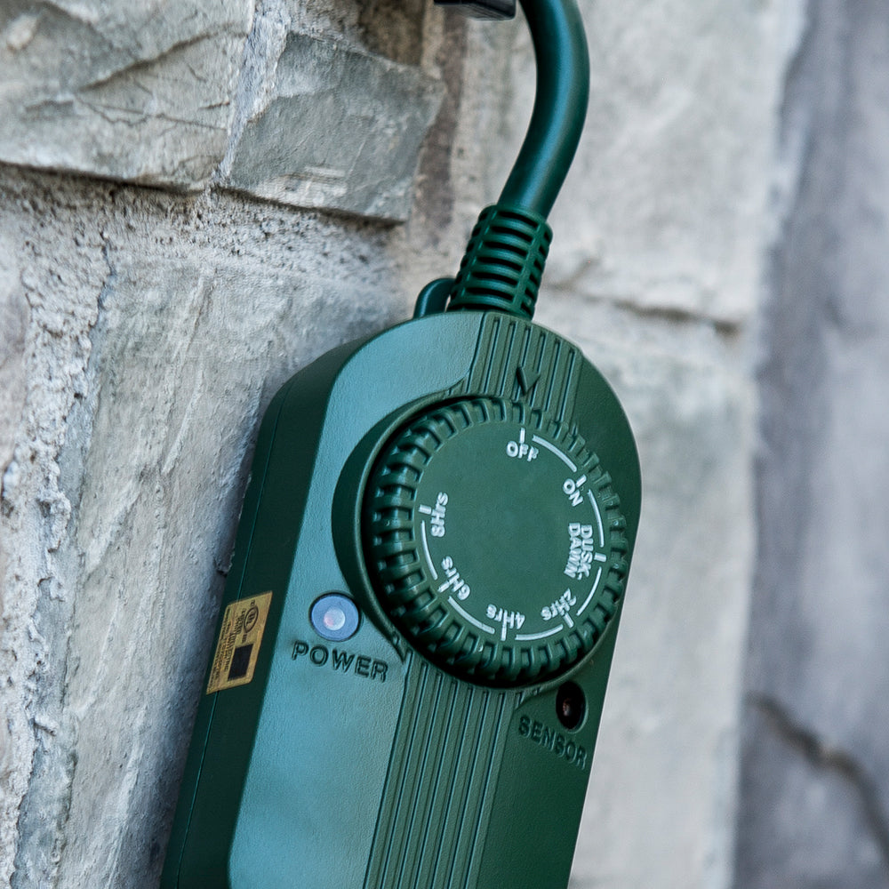 Triple Tap Mechanical Timer with Photocell